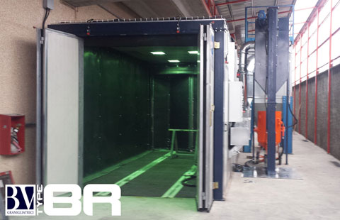 Shotblasting rooms