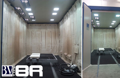 Shotblasting rooms